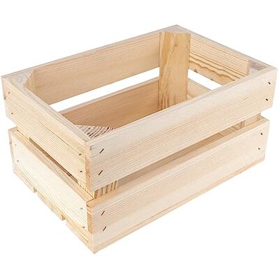 Creative Houten kist natuurlijk 30 x 20 x 15 cm vintage opslag decoratieve houten kist Creative Houten kist natuurlijk 30 x 20 x 15 cm vintage opslag decoratieve houten kist
