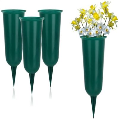 com-four ® 4 x grafvazen, grafvaas, weerbestendig 27 com-four ® 4 x grafvazen, grafvaas, weerbestendig 27