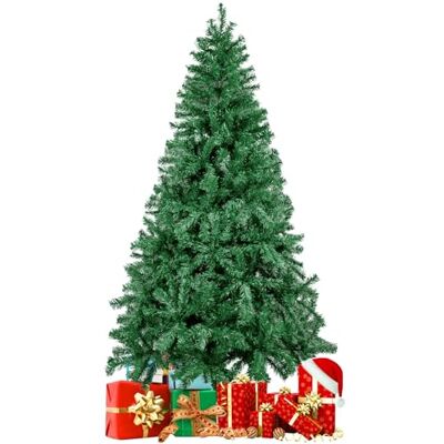 Uten Kunstkerstboom 1,8 m groen met 600 takjes en metalen standaard Uten Kunstkerstboom 1,8 m groen met 600 takjes en metalen standaard