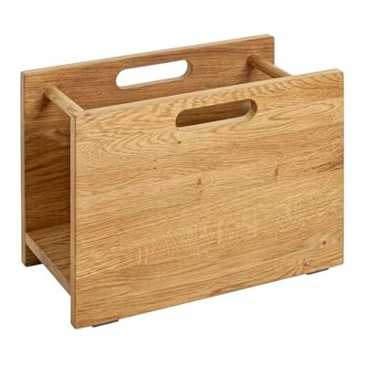 HAKU Tijdschriftenrek eiken, massief hout Dim. L 40 cm x H 30 cm x D 21 cm, traditionele stijl HAKU Tijdschriftenrek eiken, massief hout Dim. L 40 cm x H 30 cm x D 21 cm, traditionele stijl