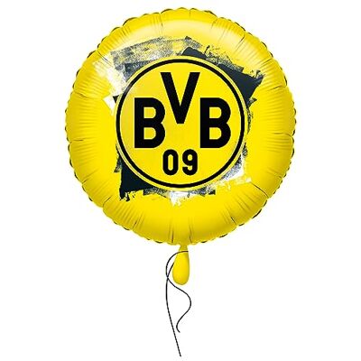 amscan BVB Dortmund 4270075 Opblaasbare ballon standaard E18, 43 cm, verpakt amscan BVB Dortmund 4270075 Opblaasbare ballon standaard E18, 43 cm, verpakt