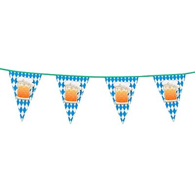 Boland 54200 Oktoberfest glas, blauw/wit, Boland 54200 Oktoberfest glas, blauw/wit,