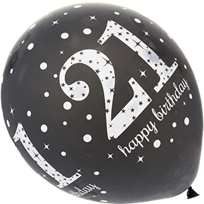 amscan Latex ballonnen 27 cm, goud met glitter, 6 stuks amscan Latex ballonnen 27 cm, goud met glitter, 6 stuks