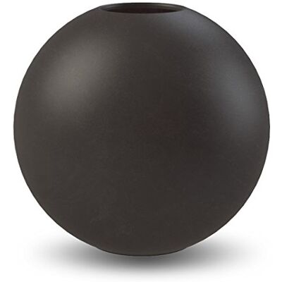 Cooee Design Keramische bolvaas, zwart, 20 cm Cooee Design Keramische bolvaas, zwart, 20 cm