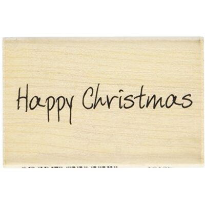 Scribbled Inca stempel Happy Christmas, zwart, maat M Scribbled Inca stempel Happy Christmas, zwart, maat M