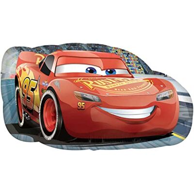 amscan Cars 3 Lightning McQueen SuperShape Foil Balloons 76 cm x 17 inch/43 cm amscan Cars 3 Lightning McQueen SuperShape Foil Balloons 76 cm x 17 inch/43 cm
