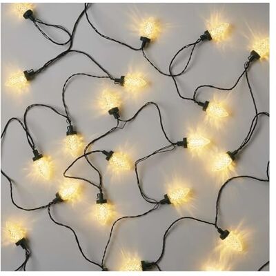 EMOS Led-lichtketting in retrostijl, 9,8 m + 5 m kabel, 50 leds, 8 verlichtingsmodi, voeding, IP44, voor binnen en buiten, warmwit EMOS Led-lichtketting in retrostijl, 9,8 m + 5 m kabel, 50 leds, 8 verlichtingsmodi, voeding, IP44, voor binnen en buiten, warmwit