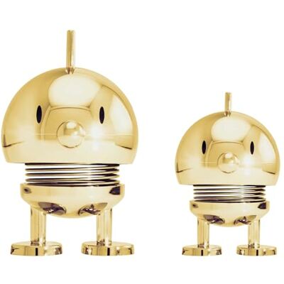 Hoptimist Bumble Set Scandinavische figuren in beperkte oplage, geluksbrenger, Scandinavische decoratie voor woonkamer en kantoor, grappige kleine geschenken, maat X-Small/Small, goud Hoptimist Bumble Set Scandinavische figuren in beperkte oplage, geluksbrenger, Scandinavische decoratie voor woonkamer en kantoor, grappige kleine geschenken, maat X-Small/Small, goud