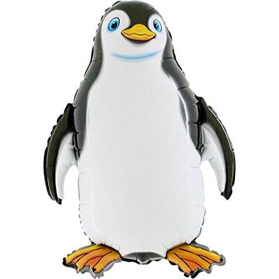 Toyland 76 cm, zwart + wit, penguin, folievorm, ballon, verjaardag, feest/Kerstmis Toyland 76 cm, zwart + wit, penguin, folievorm, ballon, verjaardag, feest/Kerstmis