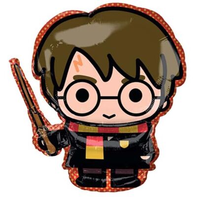 amscan 4042175 Super Shape Harry Potter kunststof ballon, 48 x 78 cm, heliumballon, Zweinstein, verjaardag, themafeest amscan 4042175 Super Shape Harry Potter kunststof ballon, 48 x 78 cm, heliumballon, Zweinstein, verjaardag, themafeest