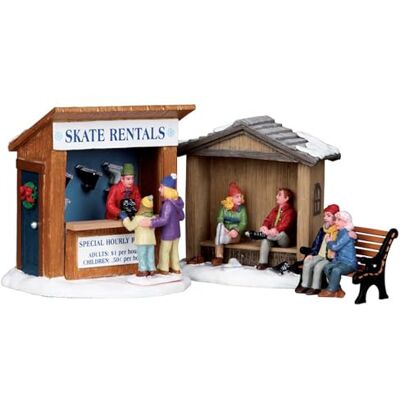 Lemax 03849 Kerst dorp accessoires: Schaatsen verhuur (3 stuks) Lemax 03849 Kerst dorp accessoires: Schaatsen verhuur (3 stuks)