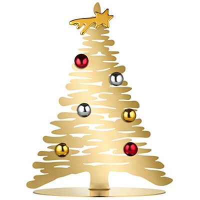 Alessi Barktree kerstdecoratie, klein, 30 cm, goud Alessi Barktree kerstdecoratie, klein, 30 cm, goud