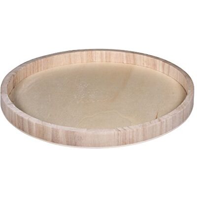 Rayher 62731000 decoratieve houten schaal 30 cm diameter randhoogte ca. 2,5 cm bodemdikte ca. 2-3 mm ronde houten schaal Rayher 62731000 decoratieve houten schaal 30 cm diameter randhoogte ca. 2,5 cm bodemdikte ca. 2-3 mm ronde houten schaal