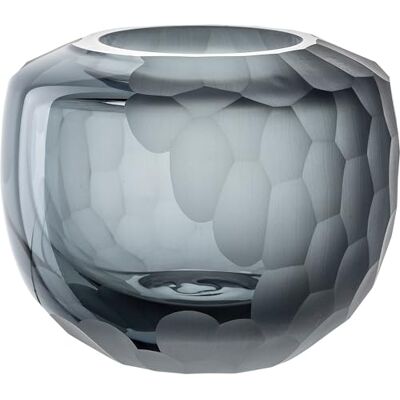 LEONARDO HOME Leonardo Bellagio 036444 Tafelvaas van hoogwaardig glas met buitenstructuur, handgemaakt, hoogte 10 cm, diameter 11 cm, antraciet LEONARDO HOME Leonardo Bellagio 036444 Tafelvaas van hoogwaardig glas met buitenstructuur, handgemaakt, hoogte 10 cm, diameter 11 cm, antraciet