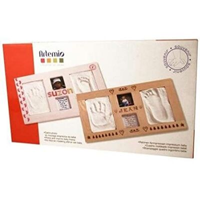 Artemio Frame voor babyvoetafdruk en foto, andere, meerkleurig, 43,5 x 3 x 24,5 cm, 13040003 Artemio Frame voor babyvoetafdruk en foto, andere, meerkleurig, 43,5 x 3 x 24,5 cm, 13040003