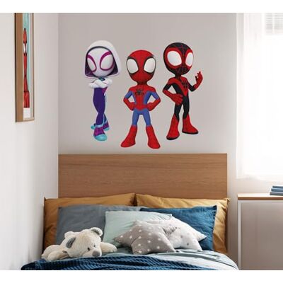Komar Wandtattoo Spidey and His Amazing Friends Trio Afmetingen 50 x 70 cm , Kinderkamer, Muurstickers, Wanddecoratie, Muursticker Komar Wandtattoo Spidey and His Amazing Friends Trio Afmetingen 50 x 70 cm , Kinderkamer, Muurstickers, Wanddecoratie, Muursticker