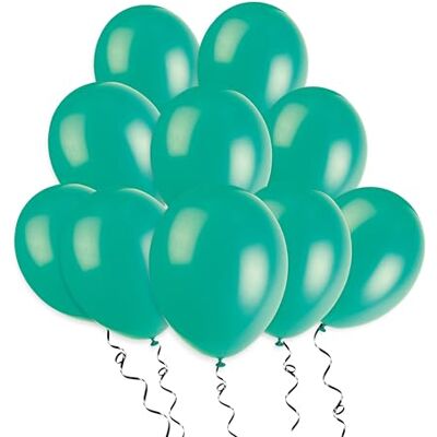 Unique 10 stuks latexballonnen 30 cm varengroen Unique 10 stuks latexballonnen 30 cm varengroen