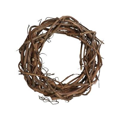 GLOREX 6 3804 725 Natuurlijke rotan krans, ca. 30 x 30 x 8 cm, geschikt als tafel-, wand- of deurdecoratie GLOREX 6 3804 725 Natuurlijke rotan krans, ca. 30 x 30 x 8 cm, geschikt als tafel-, wand- of deurdecoratie