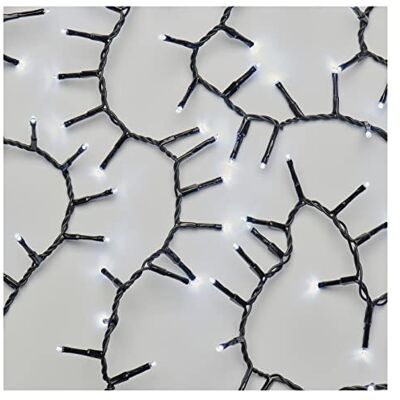 EMOS Led-lichtsnoer voor binnen en buiten, 6 m lang, IP44 met 300 leds + 5 m stroomkabel en voeding, 6 uur timerfunctie, voor feest, Kerstmis, decoratie EMOS Led-lichtsnoer voor binnen en buiten, 6 m lang, IP44 met 300 leds + 5 m stroomkabel en voeding, 6 uur timerfunctie, voor feest, Kerstmis, decoratie