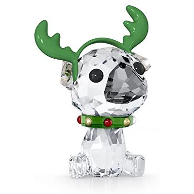 Swarovski Kerstdecoratie in de vorm van een mopshond met kleurrijke kristallen uit de Holiday Cheers-collectie Swarovski Kerstdecoratie in de vorm van een mopshond met kleurrijke kristallen uit de Holiday Cheers-collectie