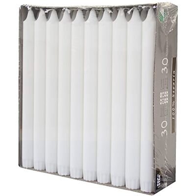PAPSTAR Kaars, 23 mm, 30 stuks, wit PAPSTAR Kaars, 23 mm, 30 stuks, wit
