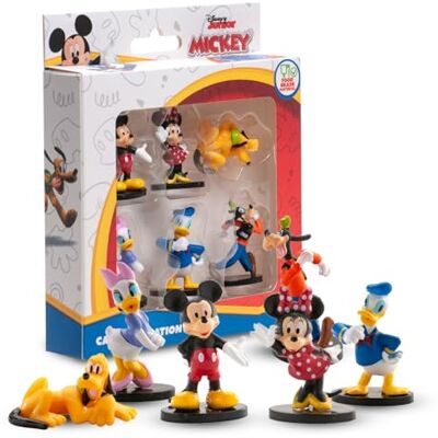 dekora Taartfiguren voor kinderen, Mickey en Minnie en Vrienden, elk 3,5 cm, decoratie voor cupcakes, muffins, muffins, cakes, klassieke Disney-figuren dekora Taartfiguren voor kinderen, Mickey en Minnie en Vrienden, elk 3,5 cm, decoratie voor cupcakes, muffins, muffins, cakes, klassieke Disney-figuren