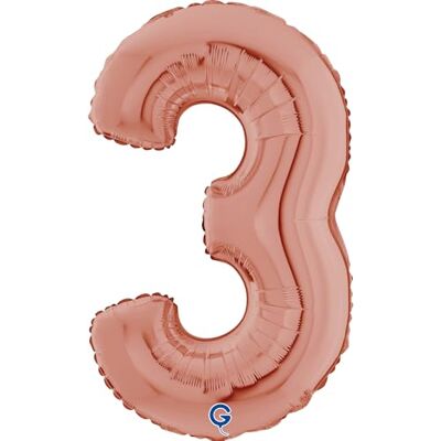 Grabo 262303RG-P Nummer 3 Loon Lengte 66 cm Kleur Roségoud One Size 26 stuks Grabo 262303RG-P Nummer 3 Loon Lengte 66 cm Kleur Roségoud One Size 26 stuks