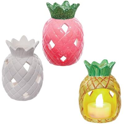Baker Ross VC153 Bougeoirs en céramique Ananas Lot de 2, bougeoirs Ananas à peindre soi-même Baker Ross VC153 Bougeoirs en céramique Ananas Lot de 2, bougeoirs Ananas à peindre soi-même