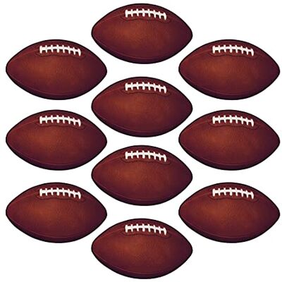 Beistle Leopard 57079 miniatuurvoetbalset, 10 stuks Beistle Leopard 57079 miniatuurvoetbalset, 10 stuks