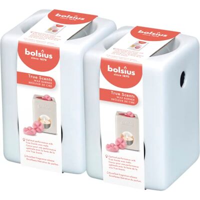 BOLSIUS Duftlamp Vierkant Wit 2 stuks Aromabrenner Ø 85 mm Keramiek Aromalamp voor Raumdüfte Duftlamp voor Raumerfrischung BOLSIUS Duftlamp Vierkant Wit 2 stuks Aromabrenner Ø 85 mm Keramiek Aromalamp voor Raumdüfte Duftlamp voor Raumerfrischung