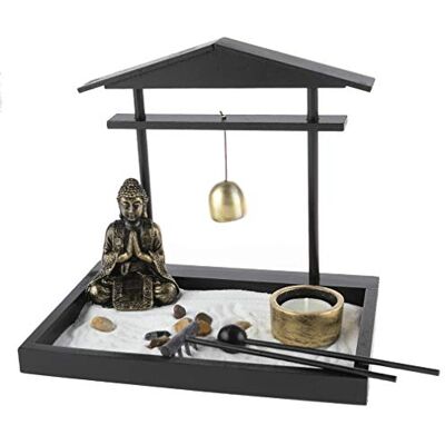 lachineuse Tuin Zen Japanse poort Torii Aziatische kaarsenhouder Zen decoratie Tuin met zand Aziatische sfeer voor binnen huis kantoor Boeddha cadeau-idee Japan Decoratie Azië lachineuse Tuin Zen Japanse poort Torii Aziatische kaarsenhouder Zen decoratie Tuin met zand Aziatische sfeer voor binnen huis kantoor Boeddha cadeau-idee Japan Decoratie Azië
