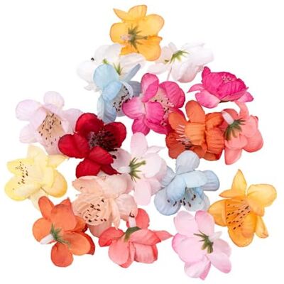 Ideen mit Herz 18 stuks decoratieve bloemen, kunstbloemen, verschillende soorten, ca. Ø 4-5 cm (kleurmix 9 ø4 cm, 18 stuks) Ideen mit Herz 18 stuks decoratieve bloemen, kunstbloemen, verschillende soorten, ca. Ø 4-5 cm (kleurmix 9 ø4 cm, 18 stuks)
