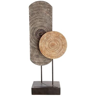 GILDE Poly Skulptur Carve auf Sockel Decoratieve figuren Multi kleuren Uniek GILDE Poly Skulptur Carve auf Sockel Decoratieve figuren Multi kleuren Uniek