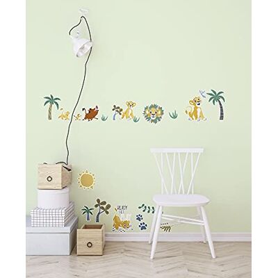 Komar Disney 14102h Muursticker Lion King Palmtrees 50 x 70 cm (breedte x hoogte) 34 stuks Pumbaa, Timon, Simba, Lion King Leeuwenking Decoratieve sticker muursticker voor slaapkamer Komar Disney 14102h Muursticker Lion King Palmtrees 50 x 70 cm (breedte x hoogte) 34 stuks Pumbaa, Timon, Simba, Lion King Leeuwenking Decoratieve sticker muursticker voor slaapkamer