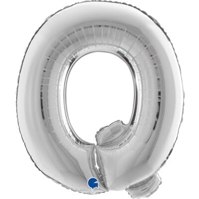 Grabo 369S-P ballon letter Q Superloon 101,6 cm, zilver, één maat Grabo 369S-P ballon letter Q Superloon 101,6 cm, zilver, één maat