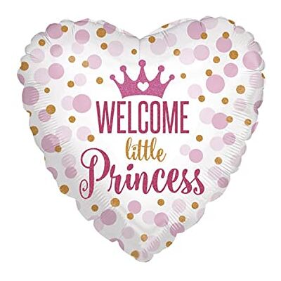 Grabo Hartballon Welcome Little Princess, 46 cm Grabo Hartballon Welcome Little Princess, 46 cm
