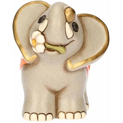 THUN Olifant Elly met middelgrote keramische bloem THUN Olifant Elly met middelgrote keramische bloem