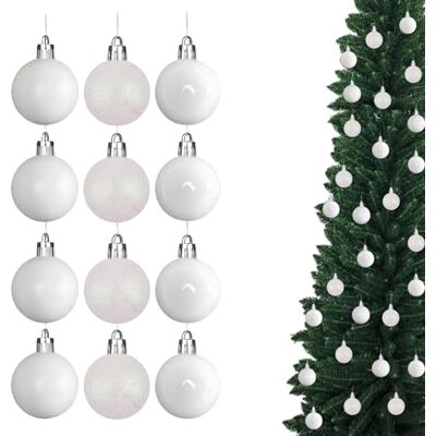 SHATCHI Onbreekbare kerstballen voor kerstboom, 30 mm, kerstversiering om op te hangen, glanzend, mat, glitter SHATCHI Onbreekbare kerstballen voor kerstboom, 30 mm, kerstversiering om op te hangen, glanzend, mat, glitter