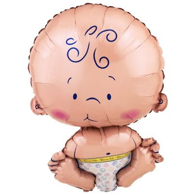 Anagram Amscan 6540801 Super Shape Welcome Baby, afmetingen ca. 41 x 64 cm, heliumballon, geboorte, babyshower Anagram Amscan 6540801 Super Shape Welcome Baby, afmetingen ca. 41 x 64 cm, heliumballon, geboorte, babyshower