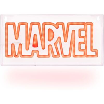 Paladone Marvel led-neonlamp, officieel product, vrijstaande of wandverlichting, decoratie voor speelkamer, bioscoopmemo Paladone Marvel led-neonlamp, officieel product, vrijstaande of wandverlichting, decoratie voor speelkamer, bioscoopmemo
