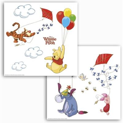 Komar Raamsticker Winnie de Poeh afmeting 31 x 31 cm , kinderkamer, muursticker, wanddecoratie, muursticker Komar Raamsticker Winnie de Poeh afmeting 31 x 31 cm , kinderkamer, muursticker, wanddecoratie, muursticker