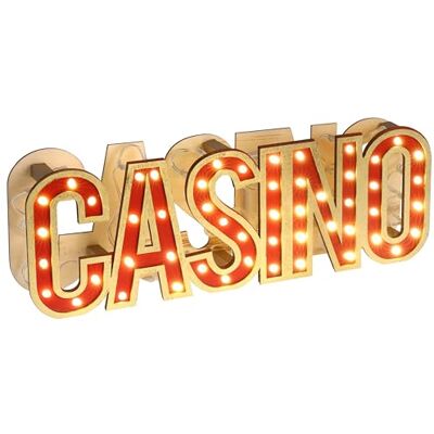 Santex Bruiloft Deco Letters Casino Lichtgevende 30 cm Santex Bruiloft Deco Letters Casino Lichtgevende 30 cm