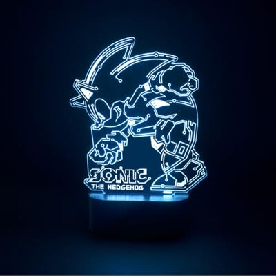 Grupo Erik Sonic-lamp gaming-lamp, decoratie gamer, 3D gaming-object, nerd-cadeau, gamer cadeau Grupo Erik Sonic-lamp gaming-lamp, decoratie gamer, 3D gaming-object, nerd-cadeau, gamer cadeau