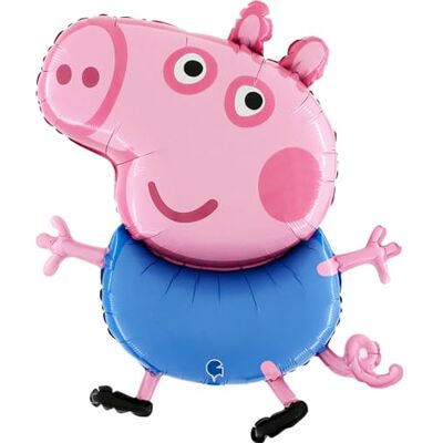 Grabo Georges Peppa Pig™ folieballon 37 inch 94 cm Balloons® Grabo Georges Peppa Pig™ folieballon 37 inch 94 cm Balloons®
