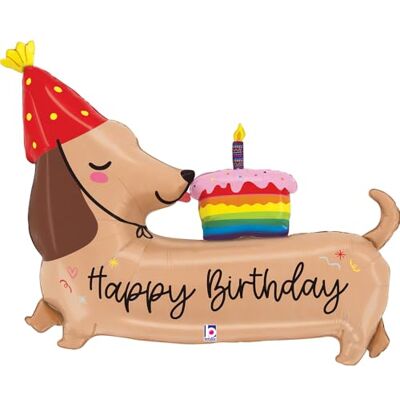 Grabo ABC Shape Hond Happy Birthday 109 cm Grabo ABC Shape Hond Happy Birthday 109 cm