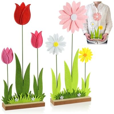 com-four ® 2 x decoratieve standaard voor Pasen en lente com-four ® 2 x decoratieve standaard voor Pasen en lente