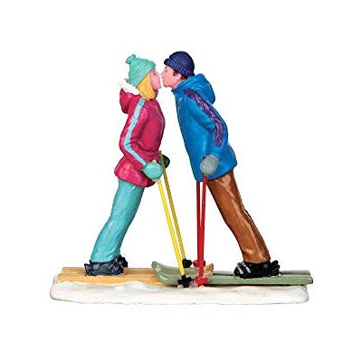 Lemax 1 paar skiërs "First Ski Date" van polyresin, H7 x 7,6 x 3,7 cm Lemax 1 paar skiërs "First Ski Date" van polyresin, H7 x 7,6 x 3,7 cm