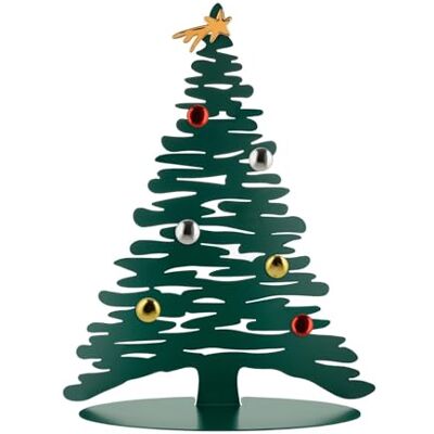 Alessi Bark voor Kerstmis, Alberosm, staal, meerkleurig, eenheidsmaat BM06/30 GR Alessi Bark voor Kerstmis, Alberosm, staal, meerkleurig, eenheidsmaat BM06/30 GR