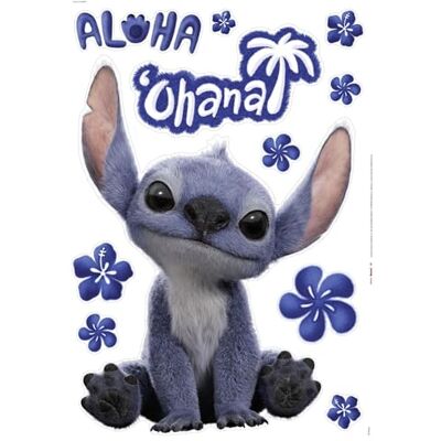 Komar Wandtattoo Disney Lilo and Stitch Live Action Ohana Afmetingen 50 x 70 cm , Kinderkamer, Muurstickers, Wanddecoratie, Muursticker Komar Wandtattoo Disney Lilo and Stitch Live Action Ohana Afmetingen 50 x 70 cm , Kinderkamer, Muurstickers, Wanddecoratie, Muursticker