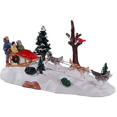 Lemax Dog Sledding Afternoon 13557 slee Lemax Dog Sledding Afternoon 13557 slee